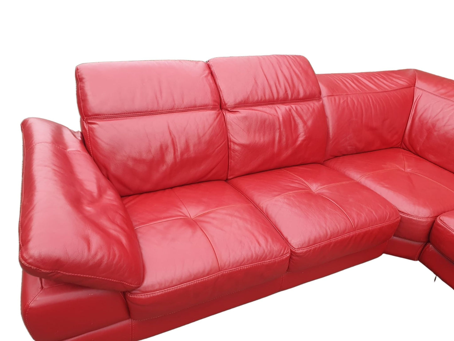 Real Leather L Shape Furniture Village